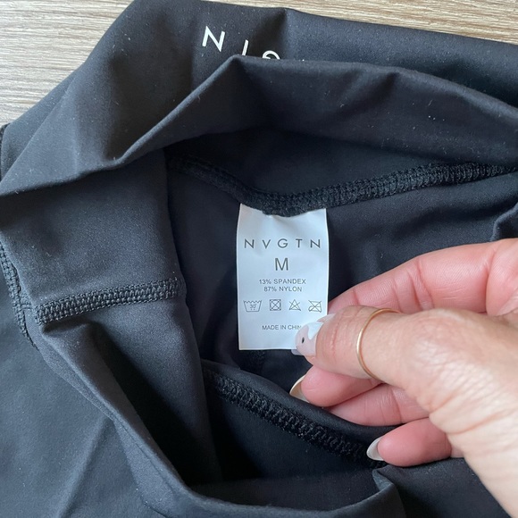 NWT! NVGTN Black Signature 2.0 Shorts - Picture 7 of 7